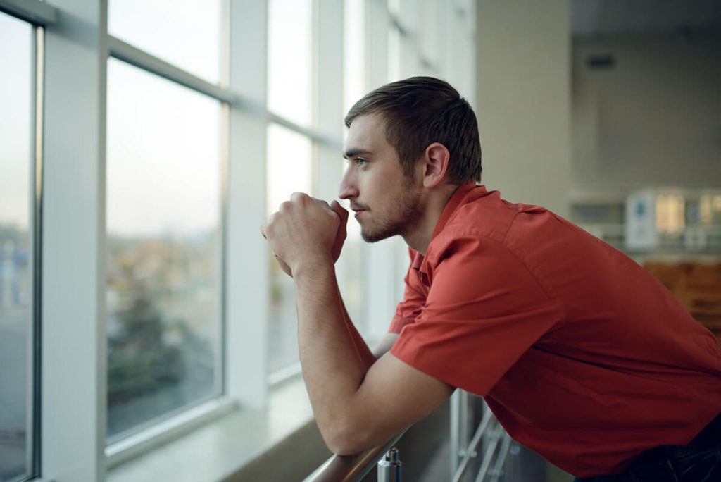 Symptoms of post-traumatic stress disorder in men