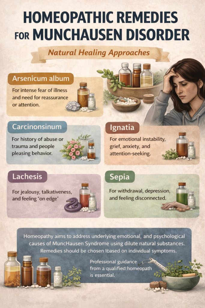 Homeopathic Remedies for Munchausen Disorder