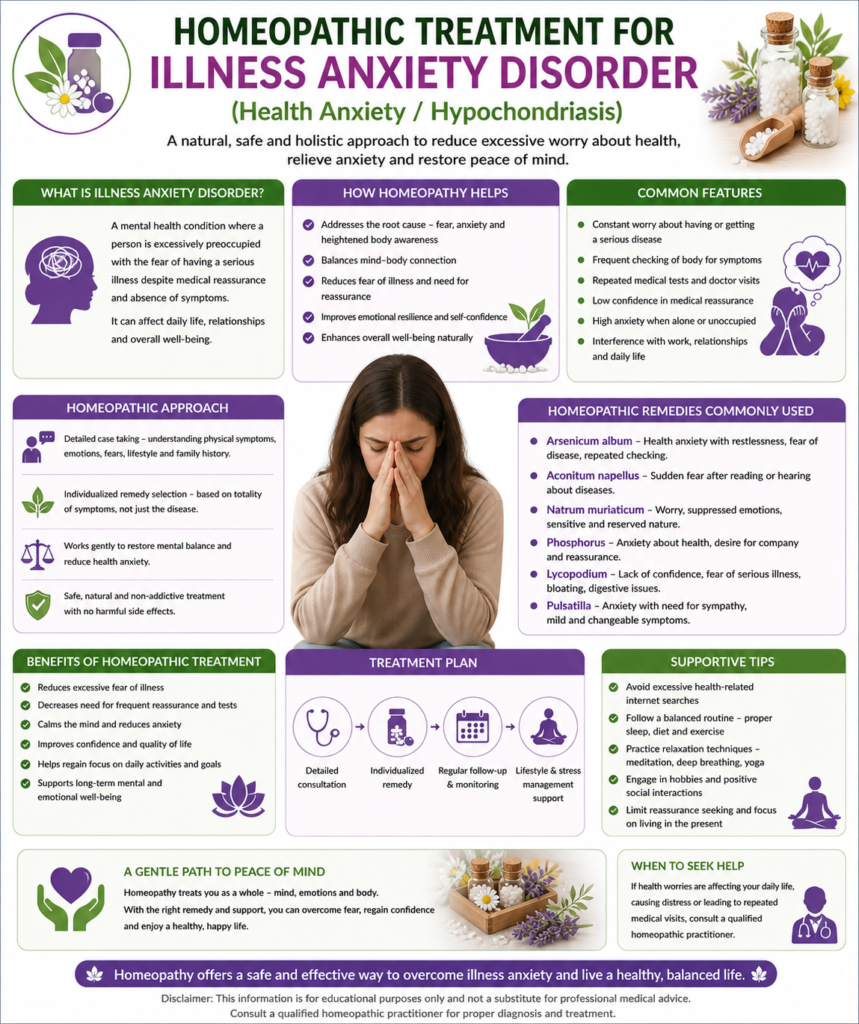 Homeopathic Treatment for Illness Anxiety Disorder