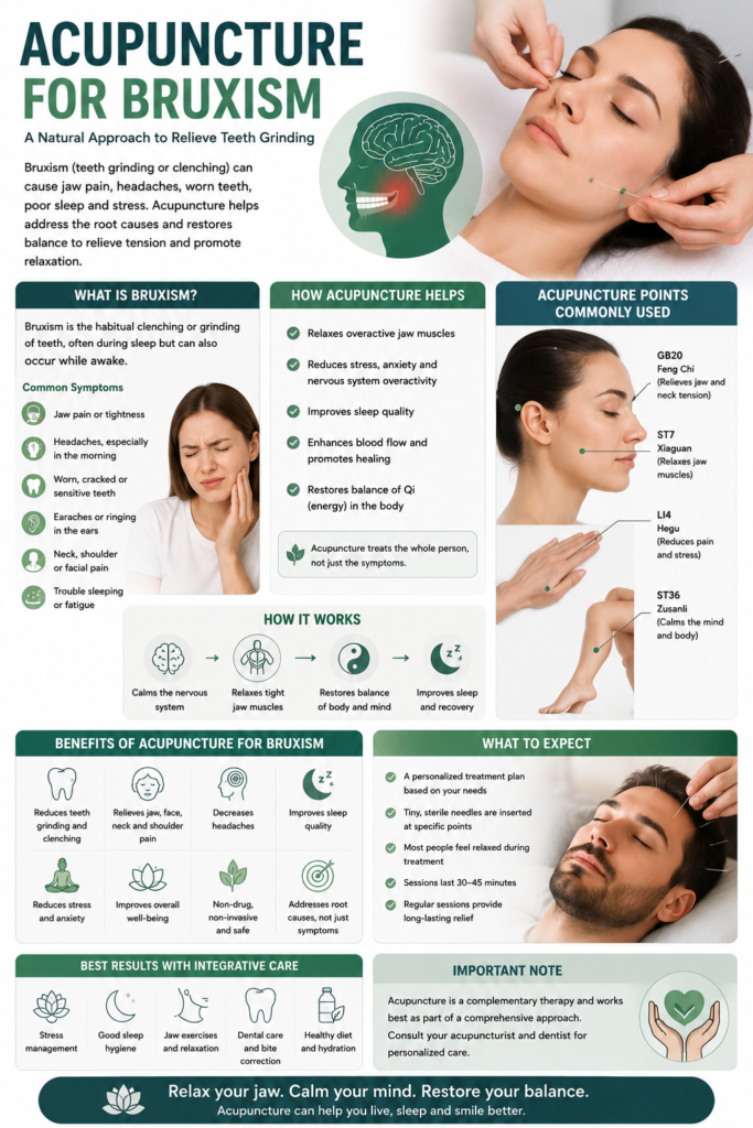 Acupuncture for teeth grinding
