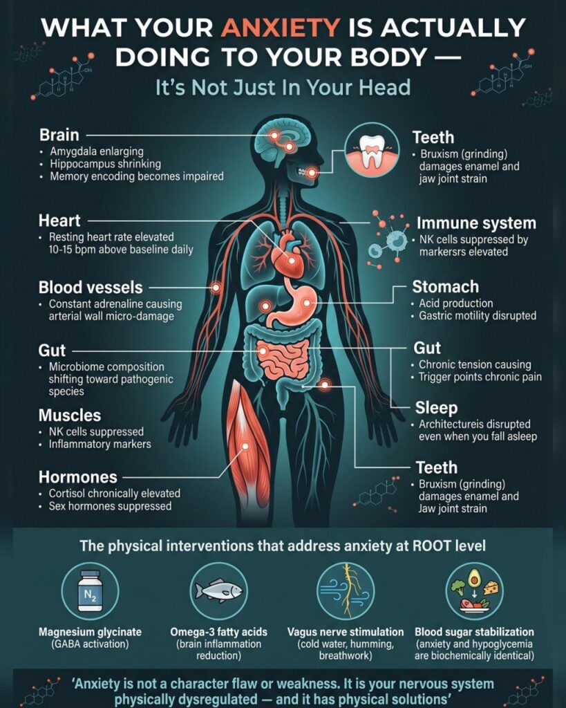 What anxiety does to your body