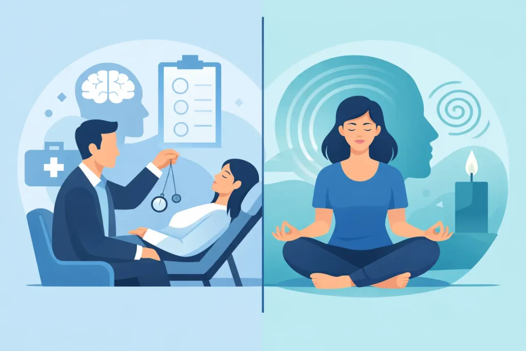 Clinical Hypnosis Versus Self Hypnosis Compared